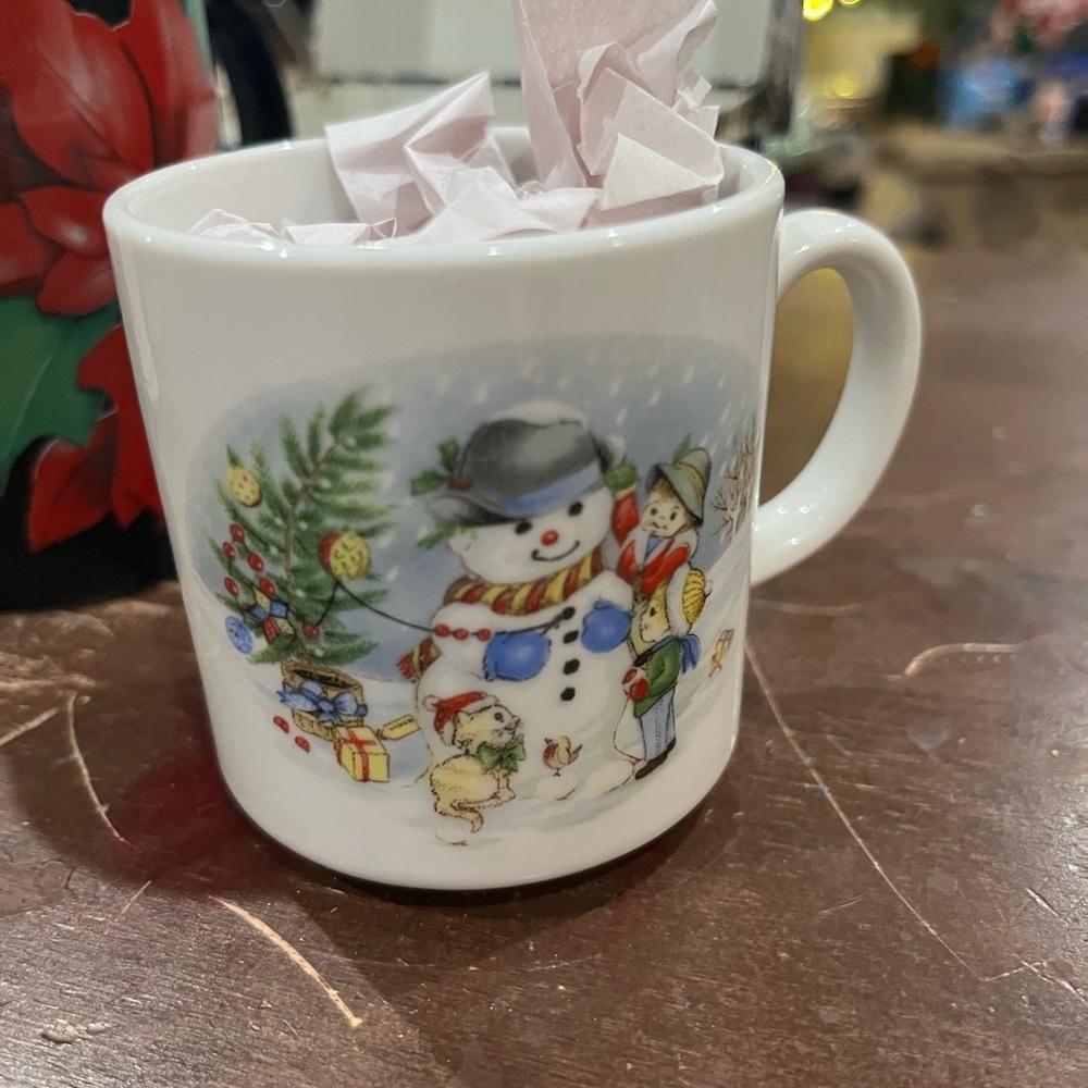 Festive Snowman Holiday Mug
